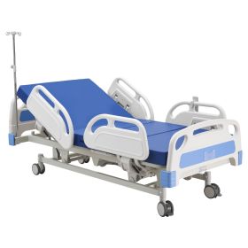 Premium 5 Function Full Electric Hospital Bed, ICU Electric Medical Bed with Trendelenburg & Reverse Trendelenburg