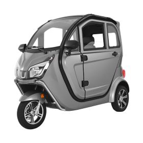 3-Wheel Enclosed Mobility Scooter for Seniors Adults, 650lbs Capacity, 3-Seater 1500W Electric Recreational Mobility Scooter 37 Miles Long Range