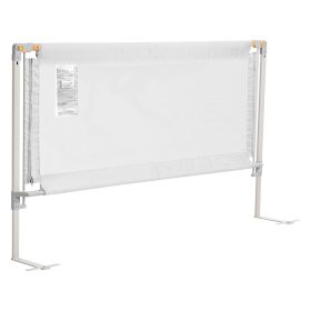 3 Piece Toddler Bed Rail, Kids Beds Guard Rail with Reinforced Iron Pipe and Oxford Cloth, Adjustable Height Bed Side Railing (Guard Position: Double Sides+Footboard, Side & Head/Footboard Size Range: Queen)